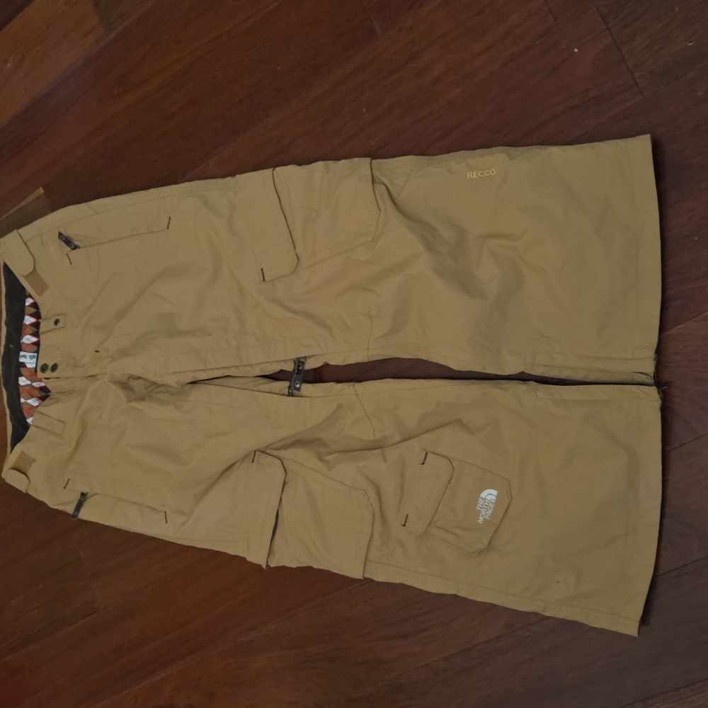 The North Face cryptic women medium khaki Snow Ski pants